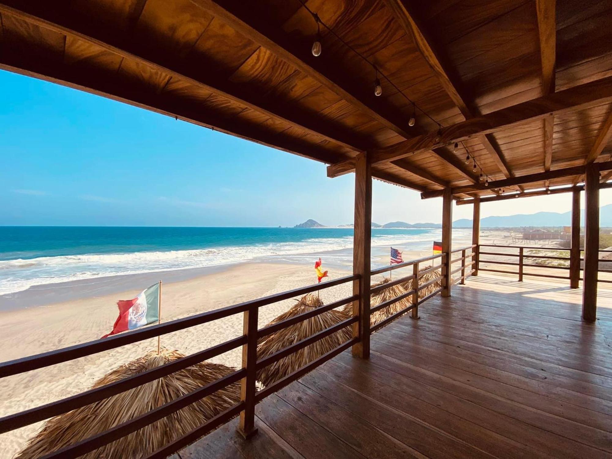 Sal Marina Restaurante Y Cabanas 萨利纳克鲁斯 外观 照片